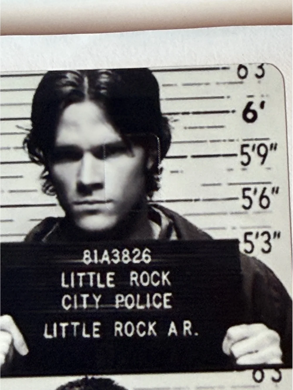 SPN mug shot photos credit card sticker 4 pack